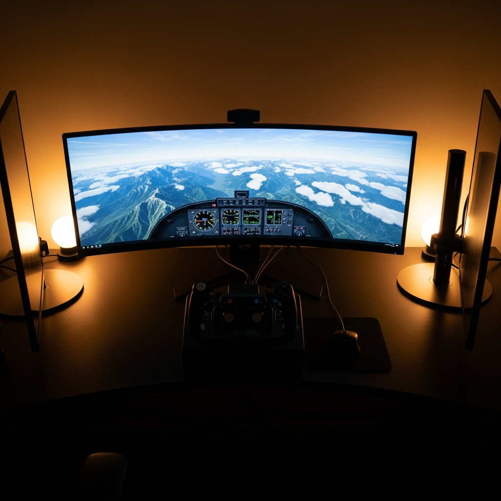 Best Monitor for Flight Simulator — Ultrawide vs Triple vs VR in 2026