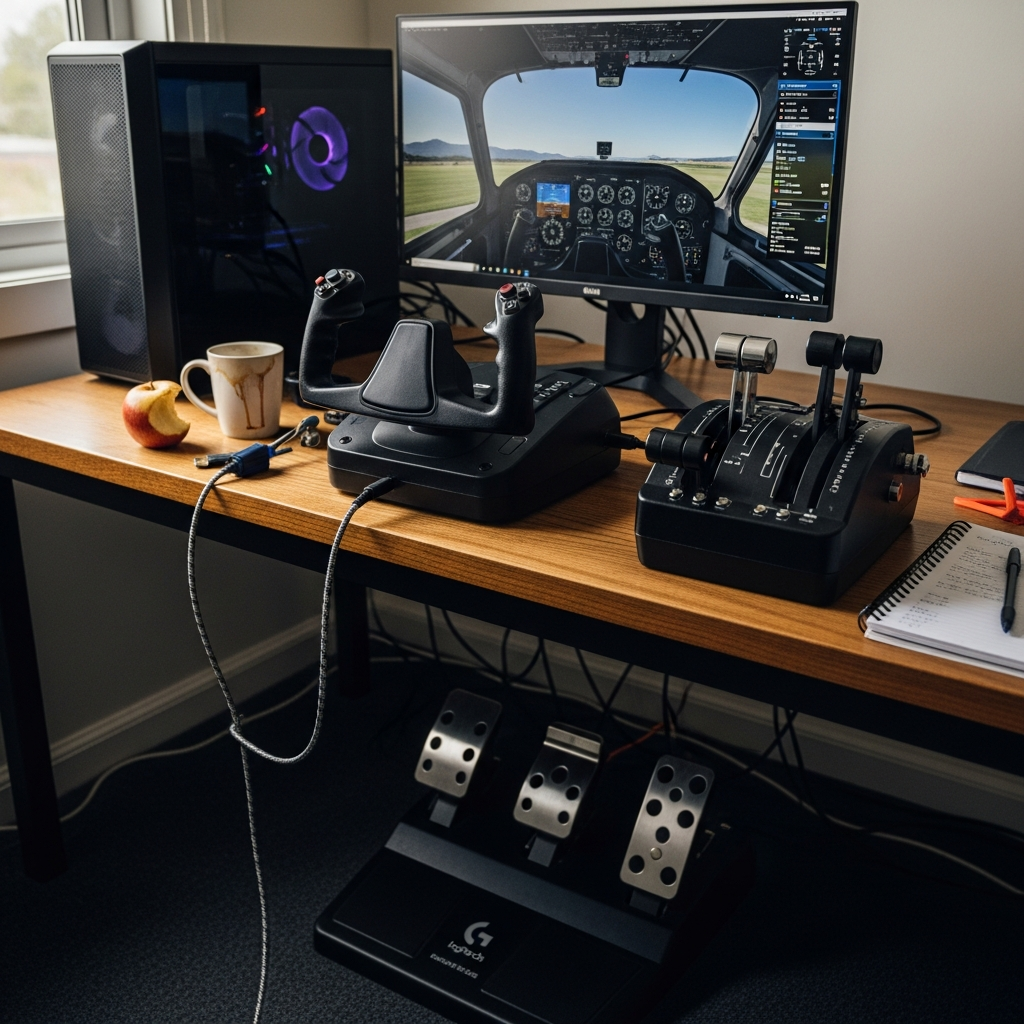 Best Flight Sim Hardware for Beginners — Yoke, Throttle, and Pedals Guide