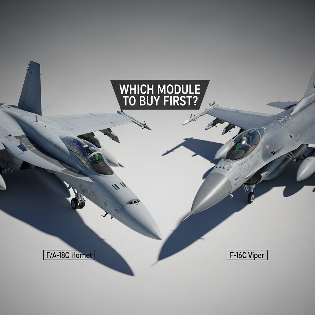 DCS World F/A-18 vs F-16 — Which Module to Buy First