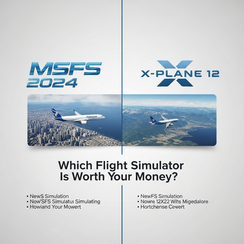 MSFS 2024 vs X-Plane 12 — Which Flight Simulator Is Worth Your Money