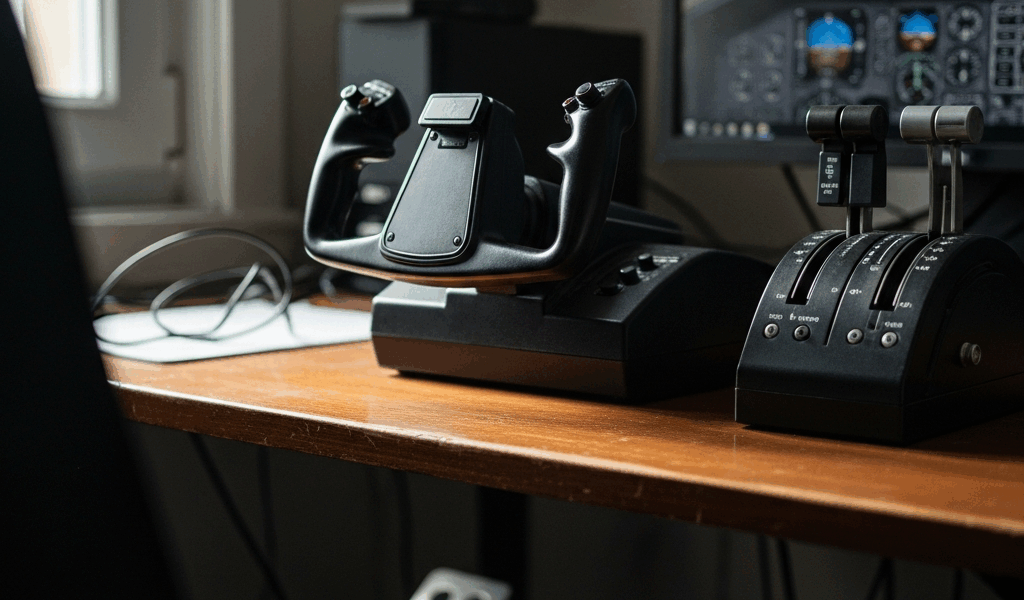 Professional photograph related to: Best Flight Sim Hardware for Beginners — Yoke, Throttle, and Ped