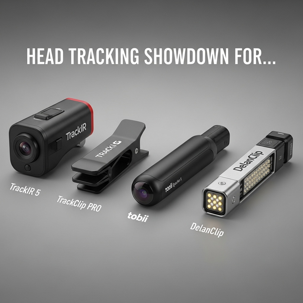 TrackIR vs Tobii vs DelanClip - Head Tracking Showdown fo...