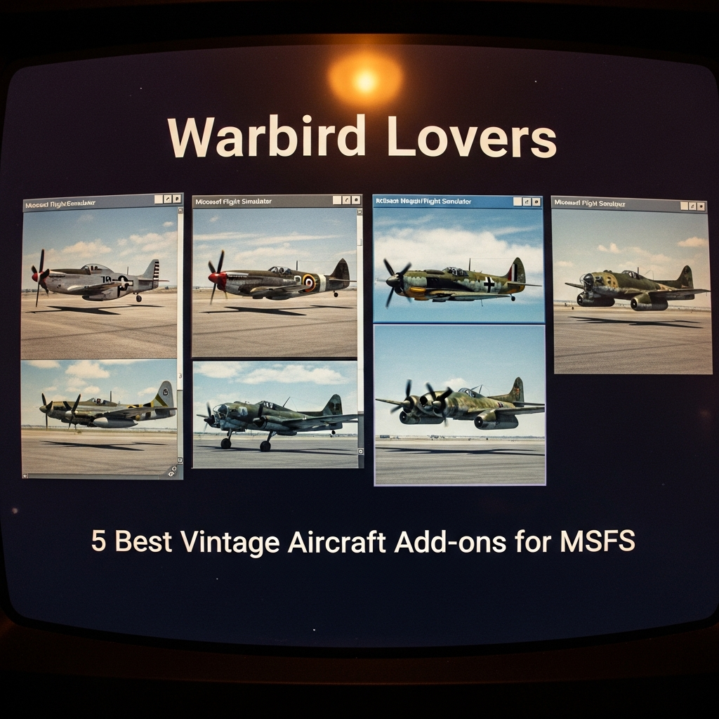 Warbird Lovers - 5 Best Vintage Aircraft Add-ons for MSFS...
