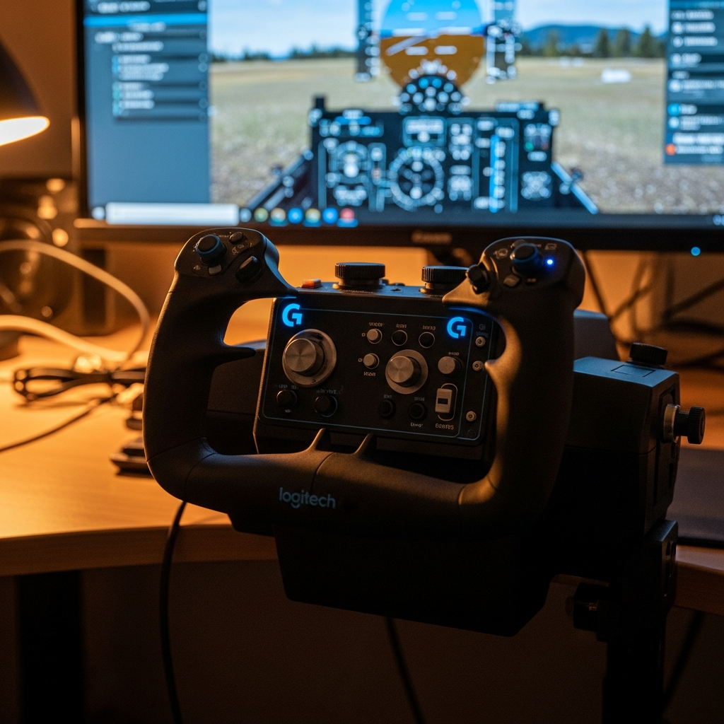 Logitech G Pro Flight Yoke Setup Guide for MSFS