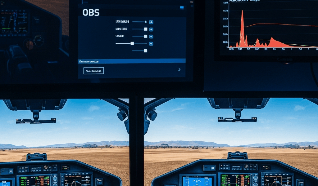 Flight Simulator Lag Spikes When Recording Gameplay