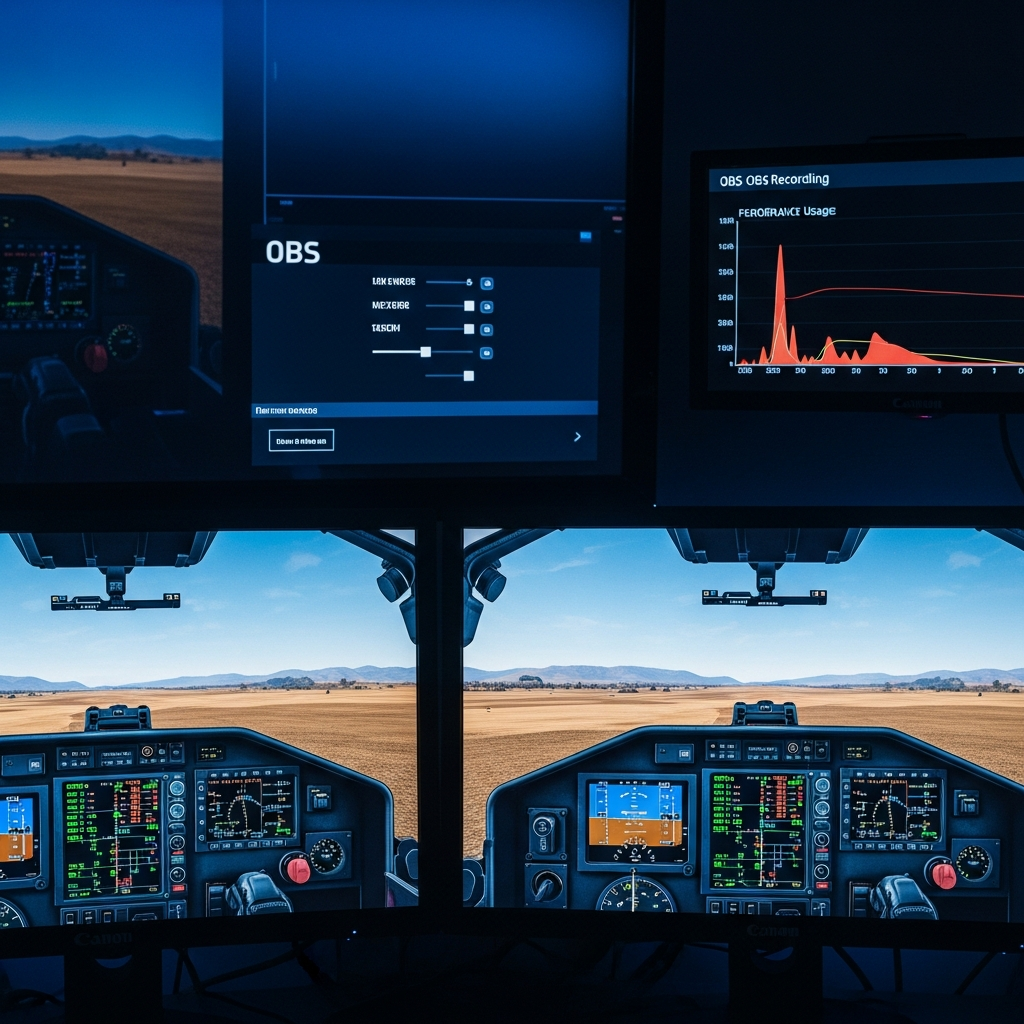 Flight Simulator Lag Spikes When Recording Gameplay